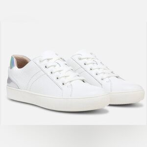 Naturalizer Morrison Sneaker Women's White & Metallic Leather Shoes US 10 M $115